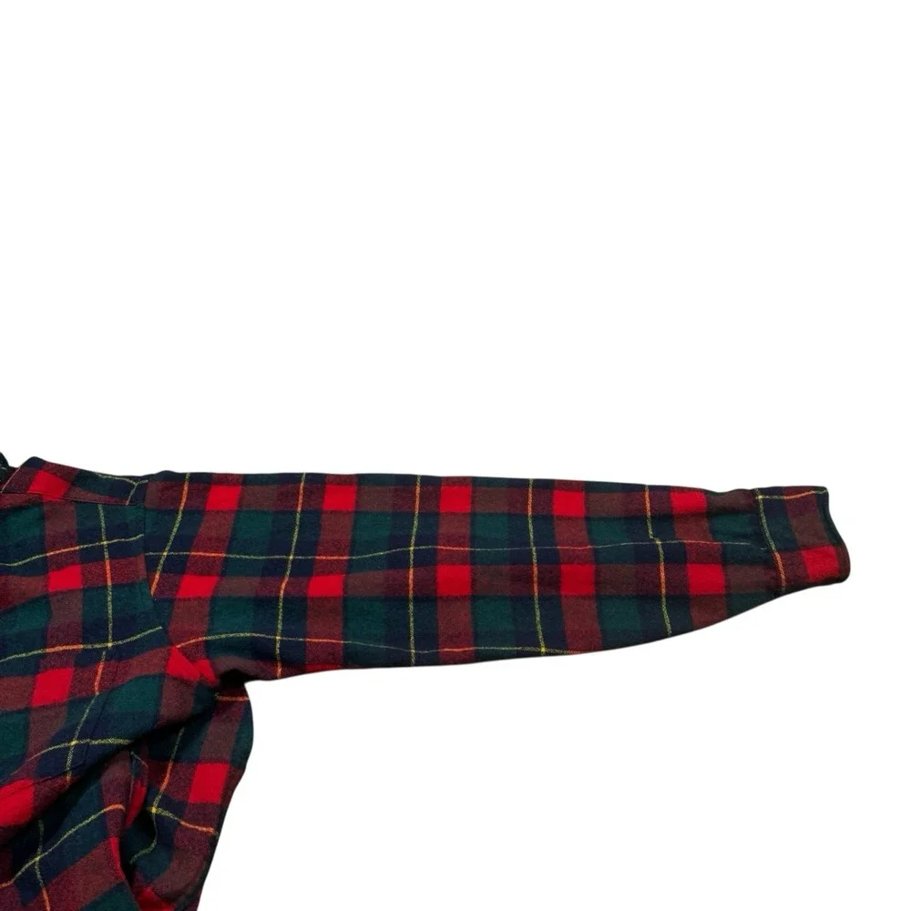 Vintage Pendleton Wool 70s 80s 90s Plaid Flannel Button Up Shirt M‎